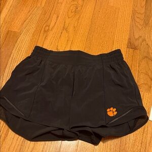 lululemon athletica Black Hotty Hot Clemson Collab HR Short 4in